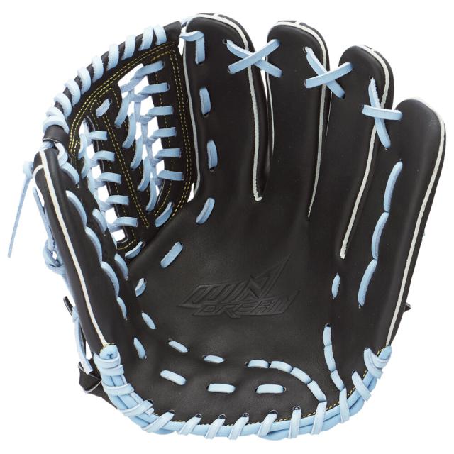 エスエスケイ 一般軟式グローブ オールラウンド用 右投げ 草野球 ウインドリームカラー ブラック×Bブルー WCG15025F-9065-L