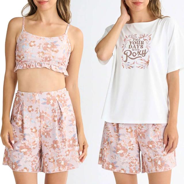 ROXY ロキシー ラッシュTシャツ付き 水着 レディース Roxy ARTSY FLORAL RSW251010-PBG