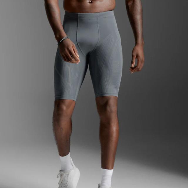 2025年秋冬カラー 2XU MCS ランコンプショーツ メンズ ツータイムズユー Turbulence/Black Reflective MA5331B-TRBBRF