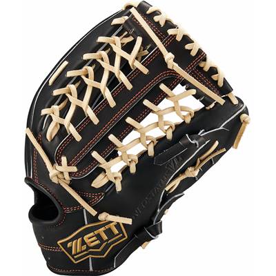 ゼット 硬式グローブ ネオステイタス 外野手用 右投げ 硬式野球 ブラック/パステルブラウン BPGB12417N-1932-LH