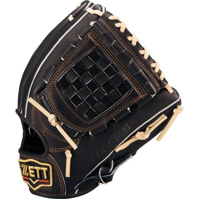 ゼット 一般軟式グラブ プロステイタス 源田選手タイプ 二塁手・遊撃手用 右投げ 軟式野球グローブ ブラック/パステルブラウン BRGB30566G-1932-LH