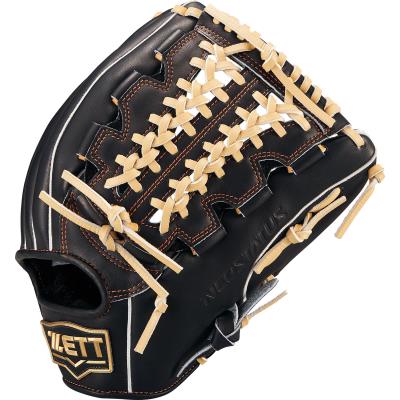 ゼット 一般軟式グラブ ネオステイタス オールラウンド用 右投げ 軟式野球グローブ ブラック/パステルブラウン BRGB31530N-1932-LH