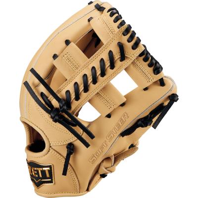 ゼット 一般軟式グラブ オールラウンド用 ソフトステア 右投げ 軟式野球グローブ パステルブラウン/ブラック BRGB35520F-3219-LH