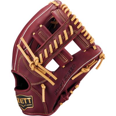 ゼット 一般軟式グラブ オールラウンド用 ソフトステア 右投げ 軟式野球グローブ ボルドーブラウン/パステルブラウン BRGB35520F-4032-LH