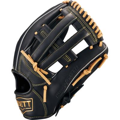 ゼット 一般軟式グラブ オールラウンド用 ソフトステア 右投げ 軟式野球グローブ ブラック/パステルブラウン BRGB35540F-1932-LH