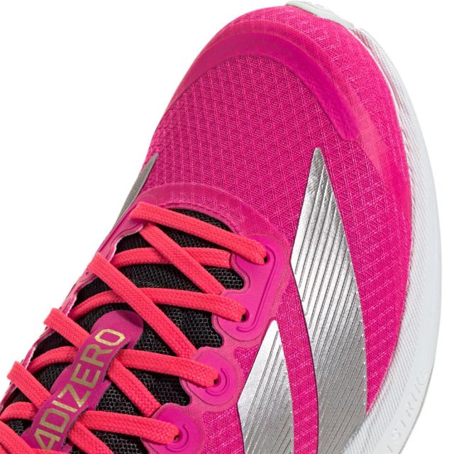 2025年9月発売 アディダス アディゼロ BK ランニングシューズ メンズ ショックピンク/シルバーメタリック/ルシッドレッド JP6544 2025年9月発売 アディダス アディゼロ BK ランニングシューズ メンズ