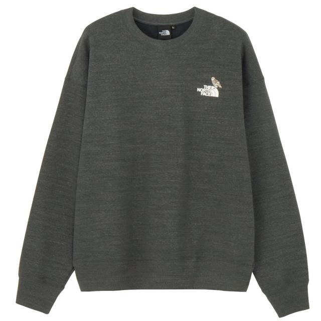 2025年秋冬 新色 ザ・ノース・フェイス スウェット トレーナー メンズ ズーピッカークルー アスファルトグレー NT12536-AG