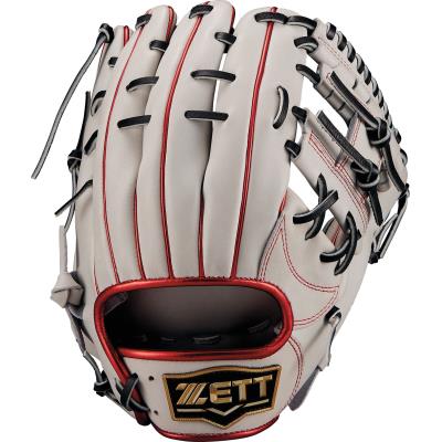 ゼット 一般軟式グラブ ネオステイタス 二塁・遊撃手用 右投げ 軟式野球グローブ グレー/ブラック BRGB31550F-1519-LH