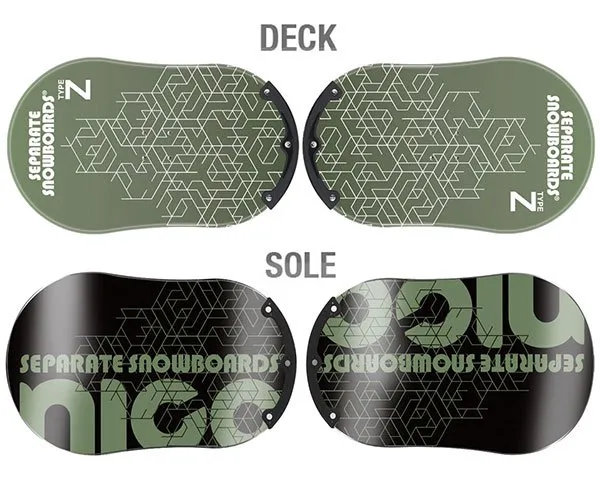 nico セパレートスノーボード TYPE-Z スタンダードモデル ニコ