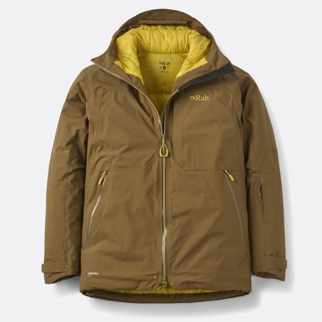 Rab ラブ ダウンジャケット メンズ Optical Waterproof Down Jacket QWI63-OAK