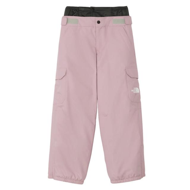 ザ・ノース・フェイス スノーオーバーパンツ キッズ スノーウェア ダスティーモーブ NSJ62504-DM