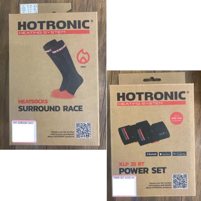 HOTRONIC SURROUND RACE ホットロニック サラウンドレース XLP 2S BT バッテリーセット 電熱ソックス_1