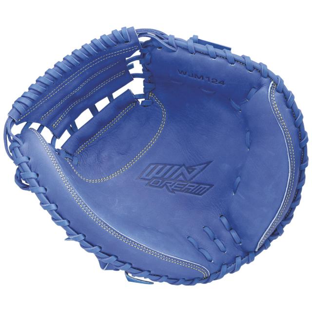 エスエスケイ 少年軟式 キャッチャーミット 右投げ ブルー ウインドリーム 少年野球ミット ジュニア 小学生 WJM124-60_1