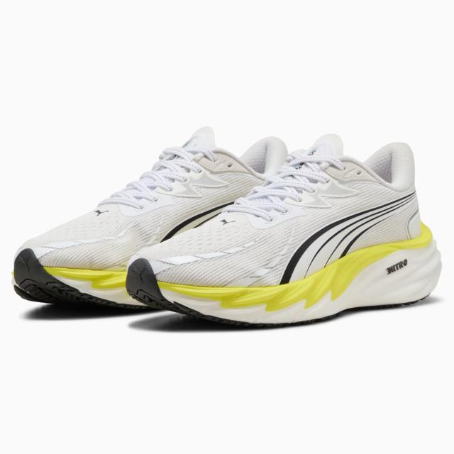 プーマ ランニングシューズ メンズ ヴェロシティ ニトロ 4 AP PUMA White-Lux Lime-PUMA Black312635-09
