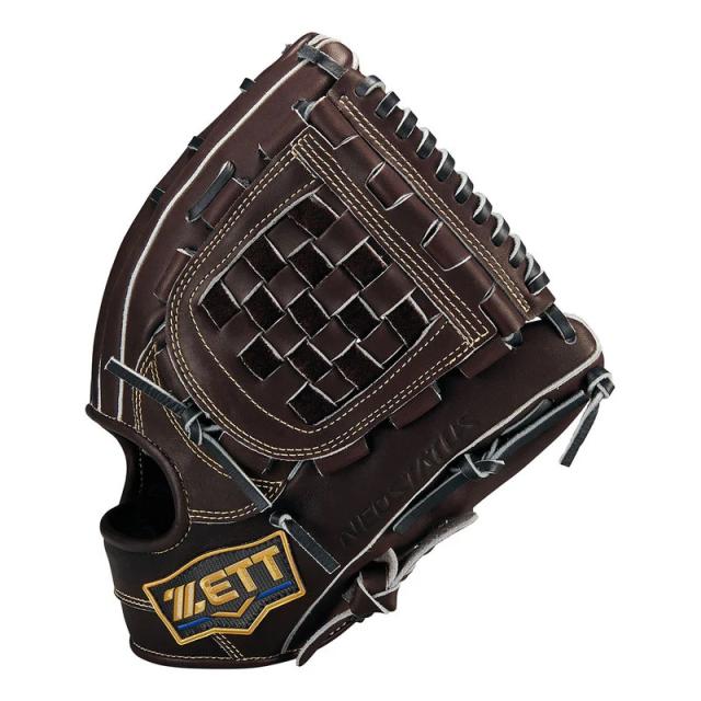ゼット 一般軟式グラブ ネオステイタスLE 二塁・遊撃手用 ブラウン×ブラック 右投げ 軟式野球グローブ BRG312630-3719-LH_2