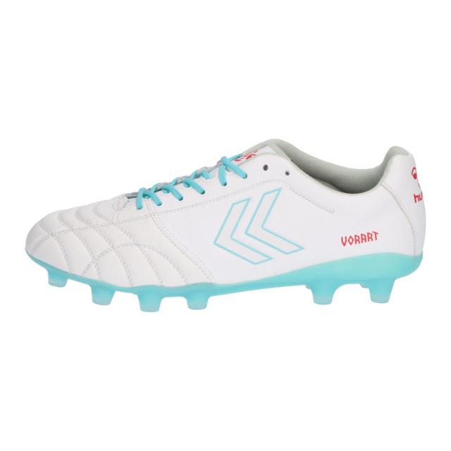 ヒュンメル ヴォラート3 PRO スーパーワイド サッカースパイク シューズ メンズ ホワイト×ターコイズ HAS1244SW-1062_6