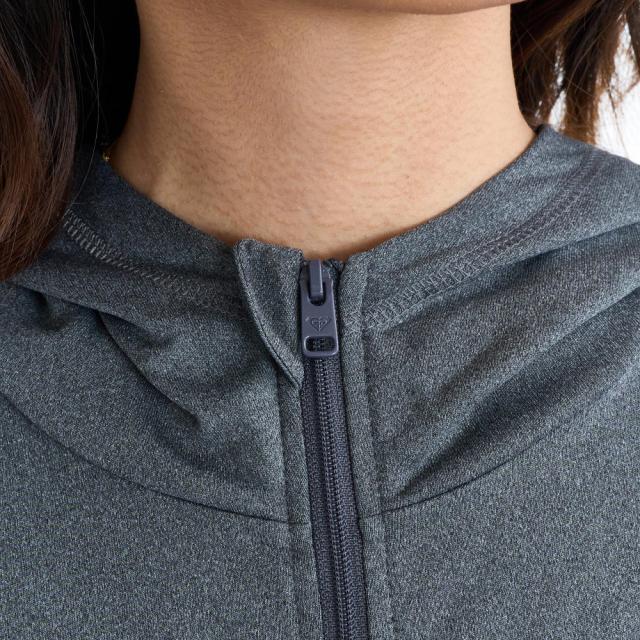 ロキシー ボタニカルロゴ ジップラッシュフーディ レディース ROXY HORIZON HOODIE RLY261033-BBK_6