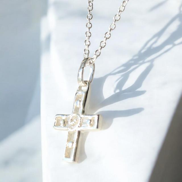 【Meli Gioielli】【新品チェーン付きペンダント】イタリアンジュエリー CIUBI LEO G4G ME11 SV925 クロスネックス 45cm_3