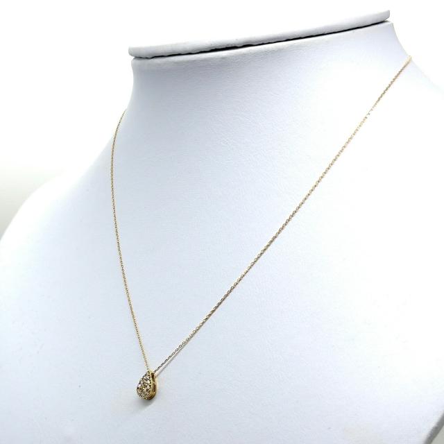 K18 18金 ダイヤモンド 0.20ct ペンダントネックレス ゴールド レディース 4月誕生石