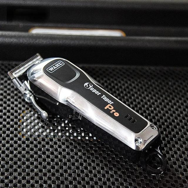 WAHL ウォール スーパーテーパー・プロ Super taper Pro バリカン コードレス コード兼用 ヘアクリッパー クロムメッキブレード フェードカット プロ用 精密カット パワフル 静音 プロフェッショナル 業務用 正規品 送料無料 サロン品質 プロバリカン