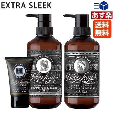 3点セット モルトベーネ ディープレイヤー シャンプー ExS 500mL + トリートメント ExS 470g + ディープレイヤーH 40g  送料無料 Deep Lay｜au PAY マーケット