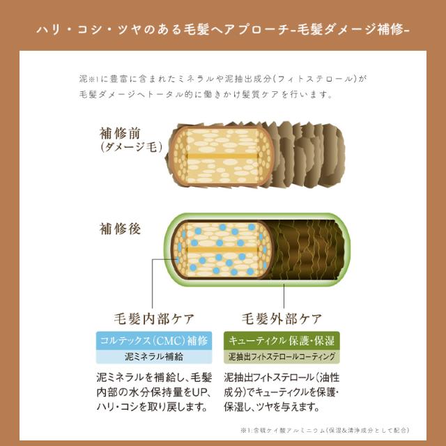 送料込] (詰替用) マッド ナチュラルシャンプー (リフィル) 3000mL×2