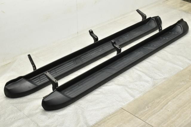 中古 トヨタ GNU125 ハイラックス 純正 サイドステップ 1台分 左右セット ブラックの通販は