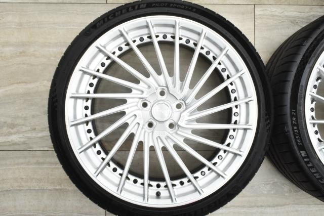 中古タイヤホイール 4本セット 21インチ 9.5J +23 11.5J +36 PCD