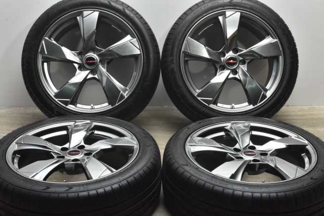 中古タイヤホイール 4本セット 19インチ 8J +35 PCD 114.3 245/45R19 102W プレミックス ヴェランV【 ネオリン 製  タイヤ付き】 RAV4 ア｜au PAY マーケット