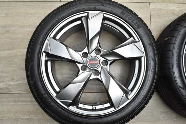 中古タイヤホイール 4本セット 19インチ 8J +35 PCD 114.3 245/45R19 