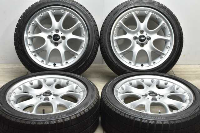 中古 スタッドレス タイヤ ホイール 4本セット 17インチ 7J +48 PCD 100215/45R17 87Q MINI 純正 ホイール【  ブリヂストン 製 スタッドレ｜au PAY マーケット