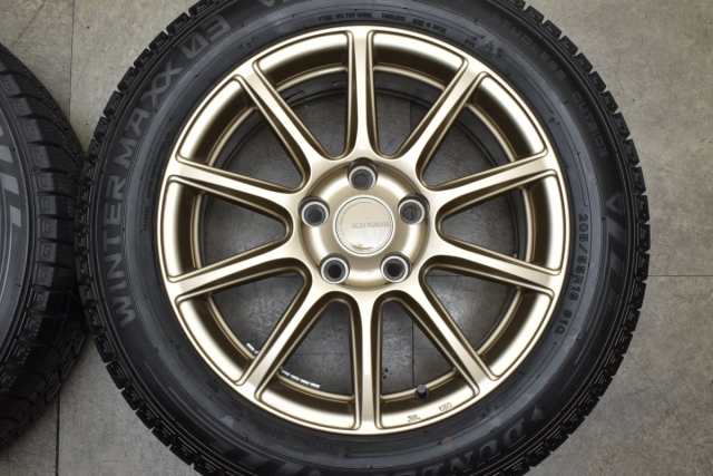 直送美品[中古スタッドレスタイヤホイール4本セット]VOLS[14x5.5J+42/100/4H]ダンロップ[165/70R14]アクア,ヤリス,マーチ,フィット,デミオ スタッドレスタイヤ