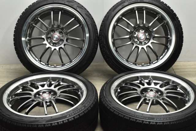 中古 スタッドレス タイヤ ホイール 4本セット 18インチ 7.5J +50 PCD 100215/45R18 89Q RAYS RAYS VOLK  RACING RE30 08 FORMULA LIMITED｜au PAY マーケット