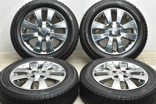 中古 スタッドレス タイヤ ホイール 4本セット 15インチ 5.5J +50 PCD 114.3175/65R15 84Q ニッサン  純正オーテック製 ホイール【 ヨコハ｜au PAY マーケット