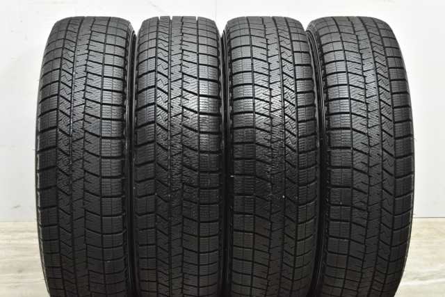 中古 スタッドレス タイヤ ホイール 4本セット 14インチ 4.5J +45 PCD 100155/65R14 75Q ダイハツ 純正 ホイール【  ダンロップ 製 スタッ