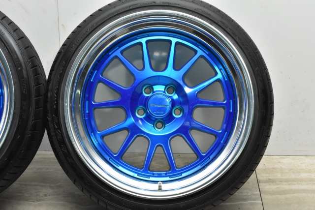 中古タイヤホイール 4本セット 17インチ 9J +25 PCD 100 205/40R17 84W WORK 製ホイール【 グッドイヤー 製  タイヤ付き】の通販はau PAY マーケット - パーツ販売ナンバーワン au PAY マーケット店 | au PAY マーケット－通販サイト