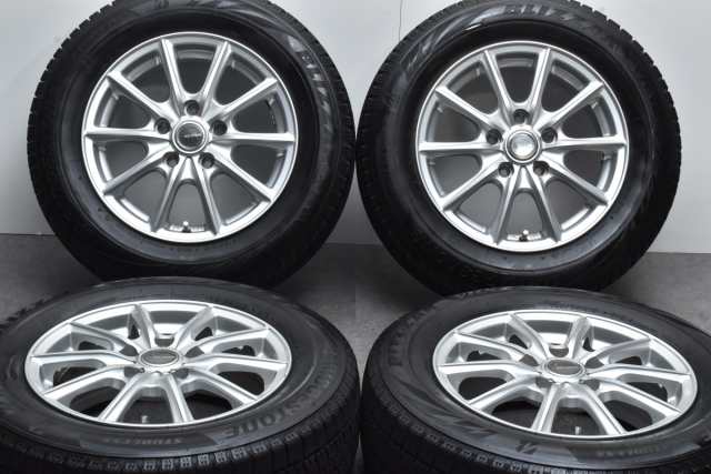 中古 スタッドレス タイヤ ホイール 4本セット 15インチ 6J +53 PCD 114.3195/65R15 91Q