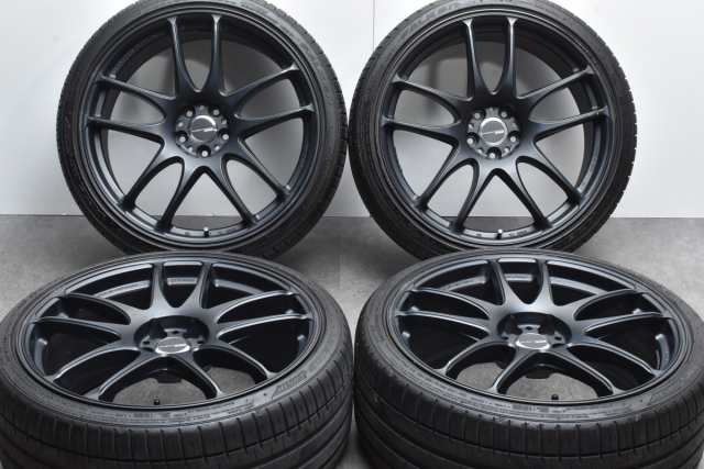 中古タイヤホイール 4本セット 19インチ 8.5J +42 PCD 100 225/35ZR19 ...