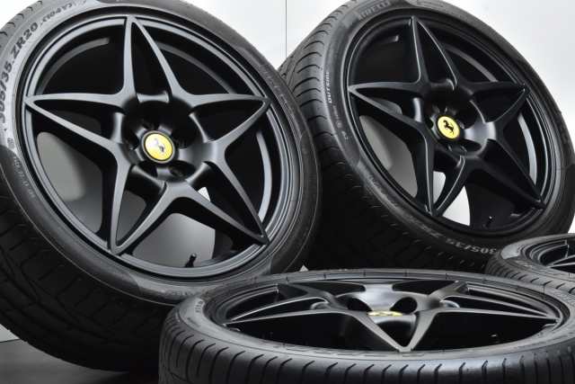 中古タイヤホイール 4本セット 19インチ 8J +43.5 11J +63.8 PCD 114.3 245/40R19 94Y 305/35R20  104Y フェラーリ 純正 ホイール【 ピレの通販はau PAY マーケット パーツ販売ナンバーワン au PAY マーケット店 au PAY  マーケット－通販サイト