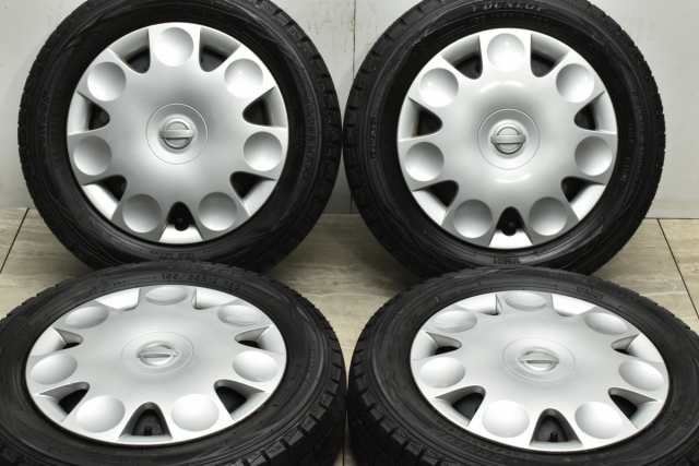 中古 スタッドレス タイヤ ホイール 4本セット 13インチ 4J +45 PCD 100155/65R13 73Q