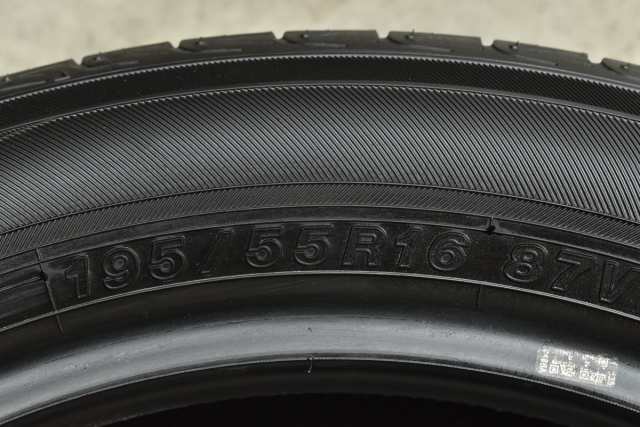 中古タイヤ 4本セット 195/55R16 87V サマータイヤのみ 【2020年製造 ...