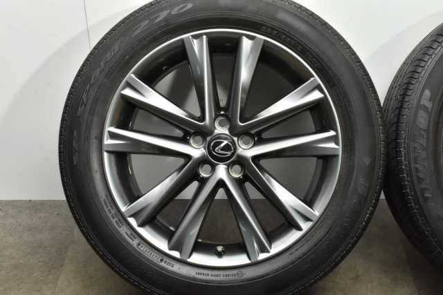 中古タイヤホイール 4本セット 19インチ 7.5J +35 PCD 114.3 235/55R19 101V レクサス 10系 RX450h 後期  Fスポーツ 純正【 ダンロップ 製 タイヤ付き】の通販はau PAY マーケット - パーツ販売ナンバーワン au PAY マーケット店 | au  PAY マーケット－通販サイト