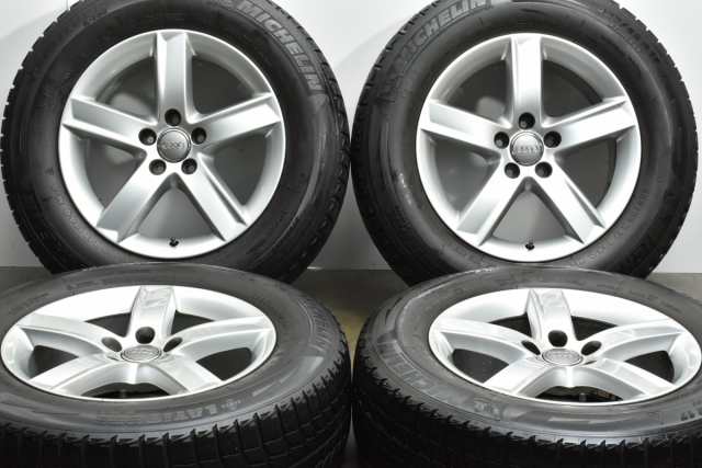 中古 スタッドレス タイヤ ホイール 4本セット 17インチ 7J +37 PCD 112235/65R17 104Q アウディ純正 ホイール【  ミシュラン 製 スタッドレスタイヤ付き】｜au PAY マーケット