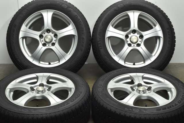 中古 スタッドレス タイヤ ホイール 4本セット 16インチ 6.5J +50 PCD 114.3205/60R16 92Q ウェッズ 製ホイール【 トーヨー 製 スタッド