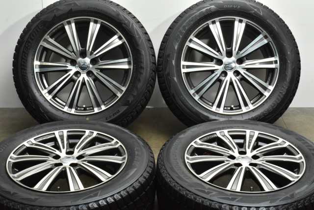 中古 スタッドレス タイヤ ホイール 4本セット 17インチ 7J +50 PCD 100225/60R17 99Q 共豊 製ホイール【 ブリヂストン 製 スタッドレス