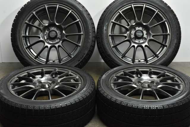 中古 スタッドレス タイヤ ホイール 4本セット 16インチ 6.5J +48 PCD 100195/50R16 84Q Weds 製ホイール【 ブリヂストン 製 スタッドレの通販は