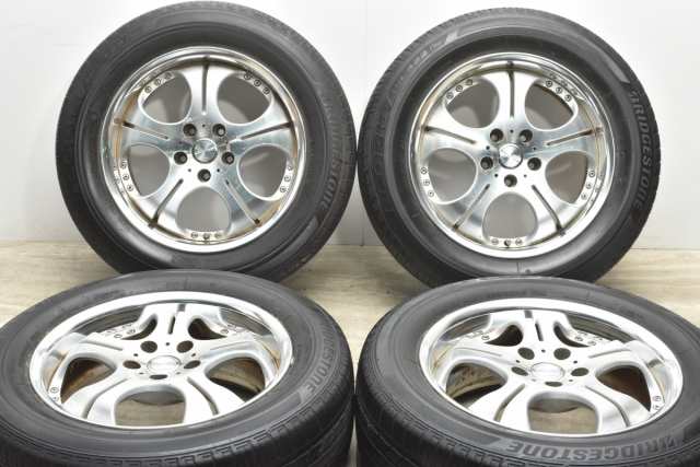 中古タイヤホイール 4本セット 17インチ 7JJ +37 PCD 114.3 225/60R17 99H ワーク 製ホイール【 ブリヂストン 製 タイヤ付き】