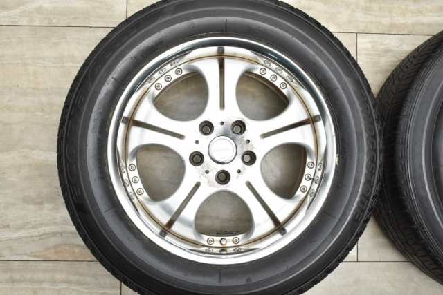 中古タイヤホイール 4本セット 17インチ 7JJ +37 PCD 114.3 225/60R17 ...