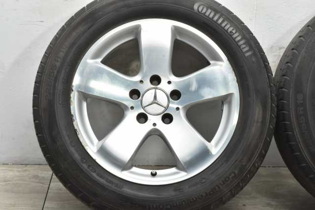 タイヤホイール 4本セット 16インチ 7.5J +42 PCD 112 225/55R16 95V