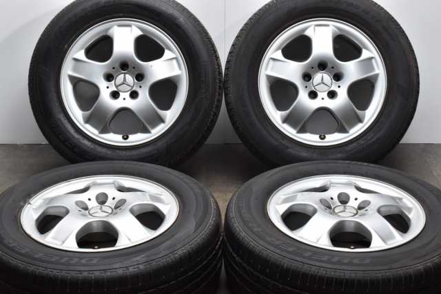 中古タイヤホイール 4本セット 17インチ 8J +52 PCD 112 255/60R17 106V メルセデス・ベンツ 純正 ホイール【  ピレリ/ブリヂストン 製 タの通販はau PAY マーケット パーツ販売ナンバーワン au PAY マーケット店 au PAY  マーケット－通販サイト